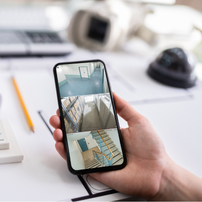 Modesto security camera feed on cell phone